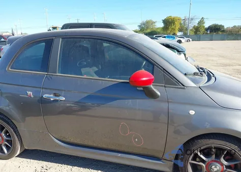 2013 Fiat 500 Abarth z USA, uszkodzony, nr VIN 3C3CFFFH2DT554570